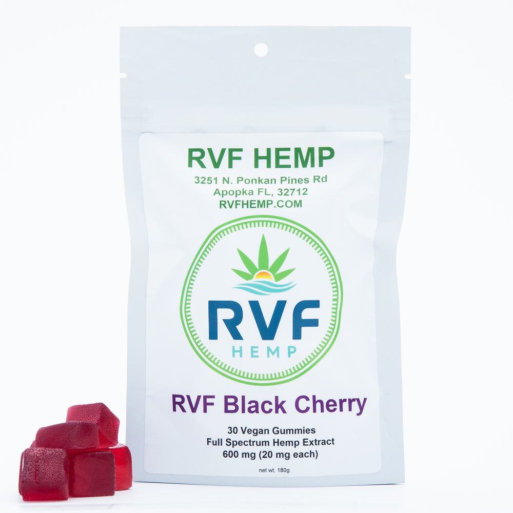 RVF Hemp™ Vegan Gummies Black Cherry & Lemon Zest Bundle