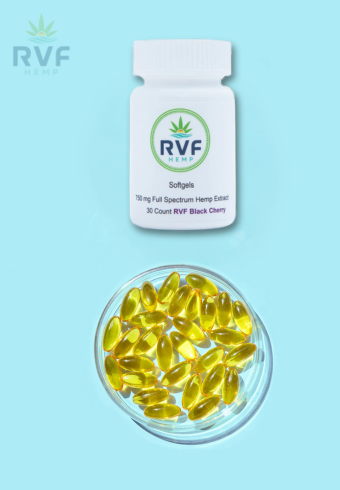 RVF Hemp Full-Spectrum CBD Capsules—