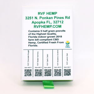 RVF Hemp™ Pre-Roll 5-Flavor Pack | RVF Hemp | CBD 