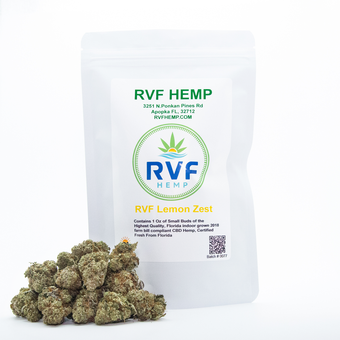 RVF Lemon Zest™ Flower | CBD | RVF Hemp