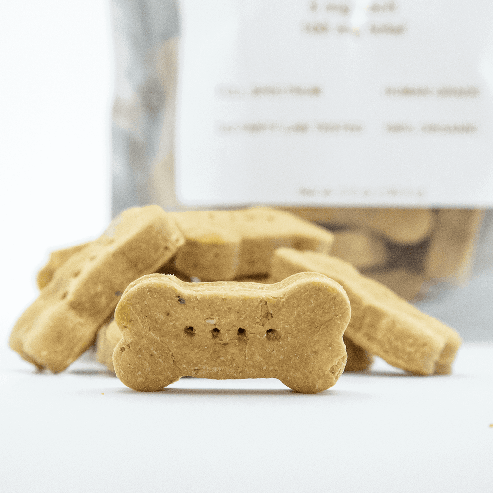 
                      
                        Organic Hemp-Infused Dog Treats
                      
                    