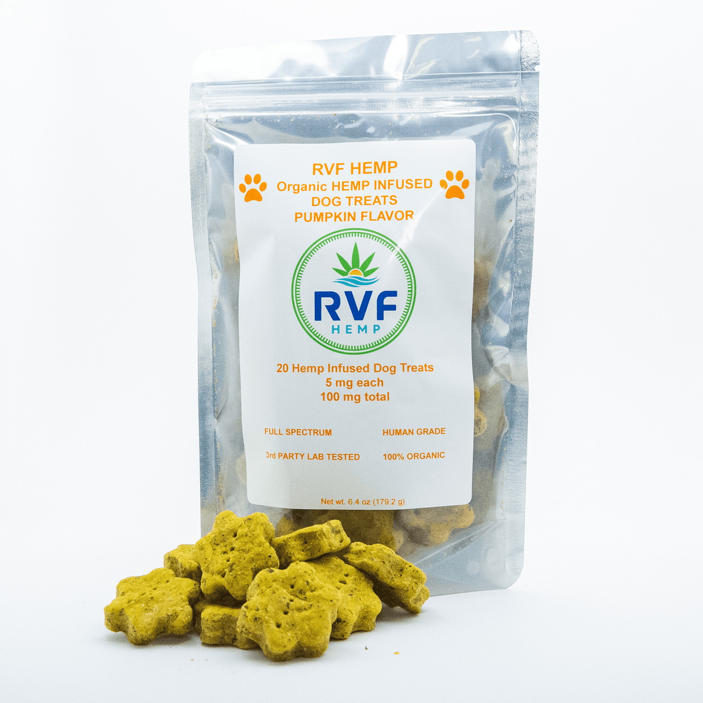 RVF Hemp™ PUMPKIN FLAVOR - 5MG CBD EACH - Pack of 2