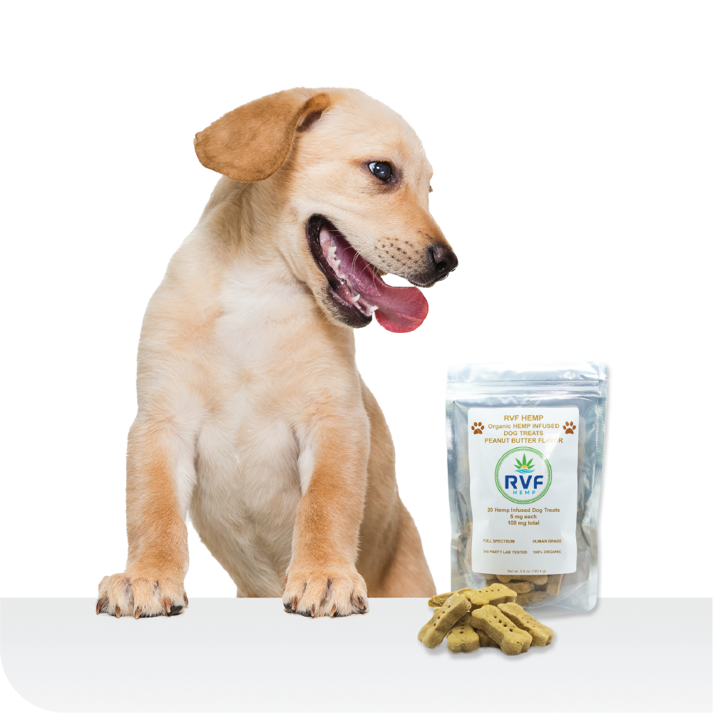 ORGANIC HEMP-INFUSED DOG TREATS