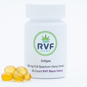 RVF Black Cherry™ Vegan Soft Gels | RVF Hemp | CBD